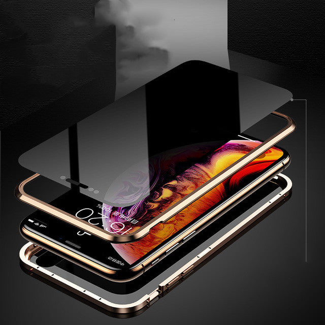 Magnetic Privacy Glass Phone Case