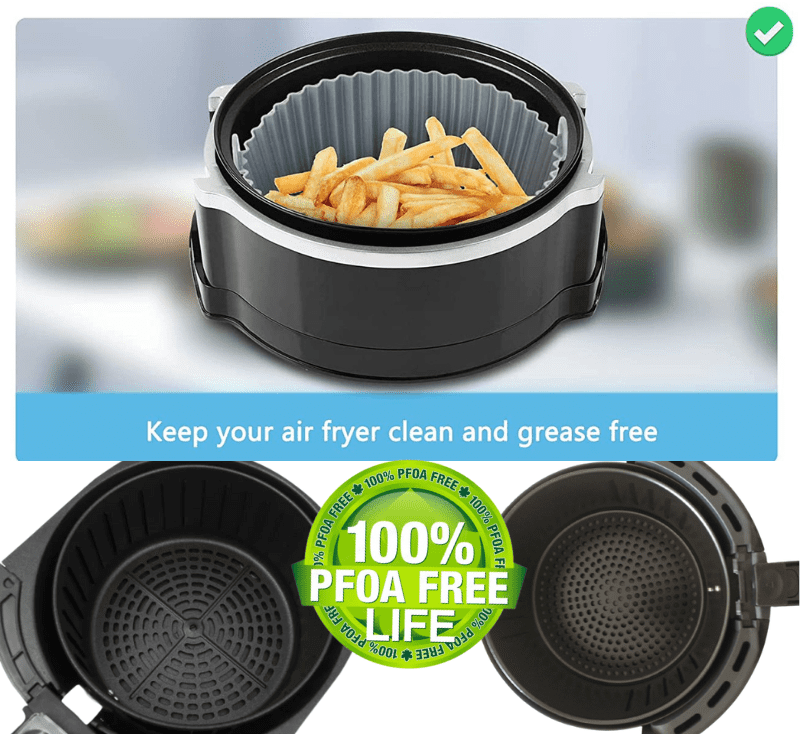 🥇 Air Fryer Silicone Baking Tray