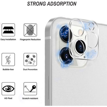 Camera Lens Glass Protector For iPhone (4Pcs)