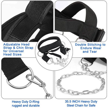 Pro Neck Training Head Harness