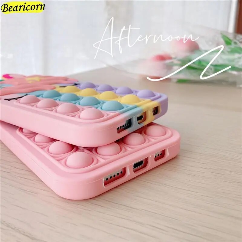 Pop Fidget Toys Bubble Phone Case