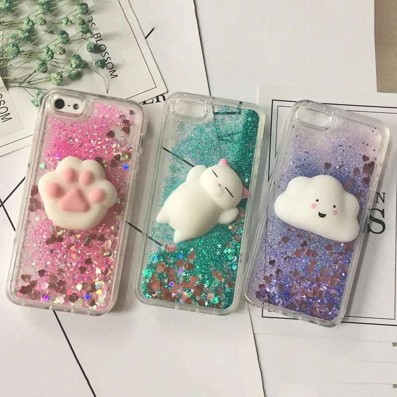 3D Squishy Cat Lovers Phone Case