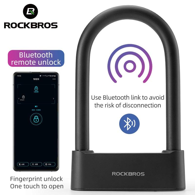 ROCKBROS Smart Fingerprint Bicycle Lock