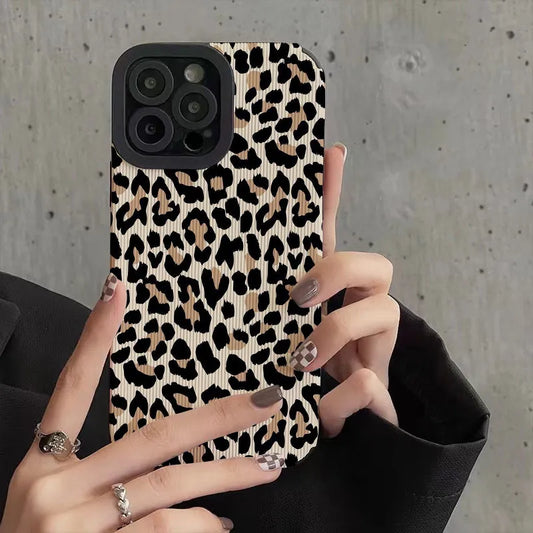 Leopard Pattern Lovers Phone Case