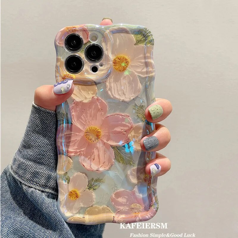 Flowers Painting Lovers Phone Case