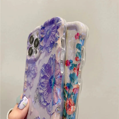 Flowers Painting Lovers Phone Case V2