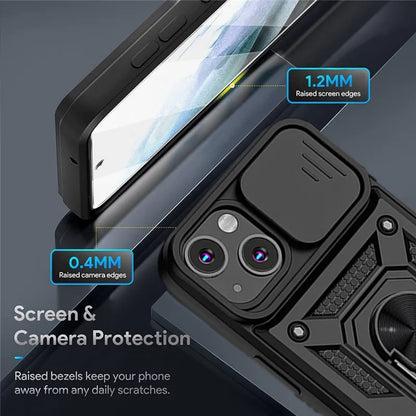 iPhone Armor Magnetic Ring Stand Case