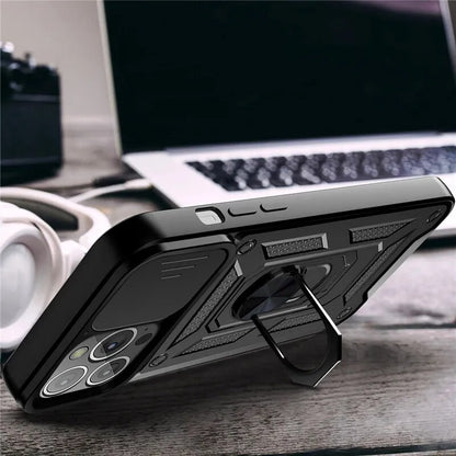 iPhone Armor Magnetic Ring Stand Case