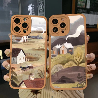 Watercolor Painting Lovers Phone Case