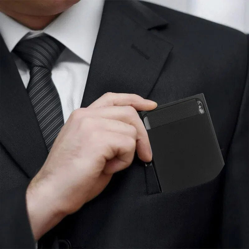 Pop-Up RFID Aluminum Card Holder