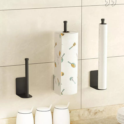 Stainless Steel Wall-Mounted Kitchen and Bathroom Paper Holder