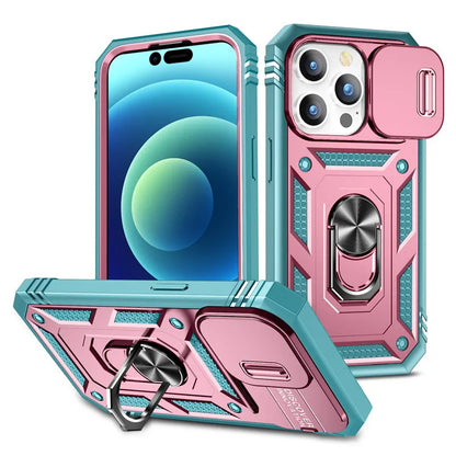 Full Protection Phone Case With Magnetic Ring Holder