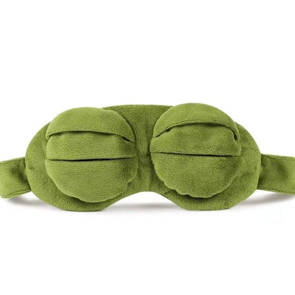 Sad Frog Plush Sleep Mask