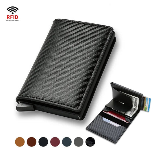 Carbon Fiber RFID-Blocking Card Wallet