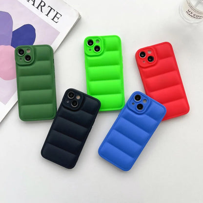 Winter Puffer Jacket iPhone Case