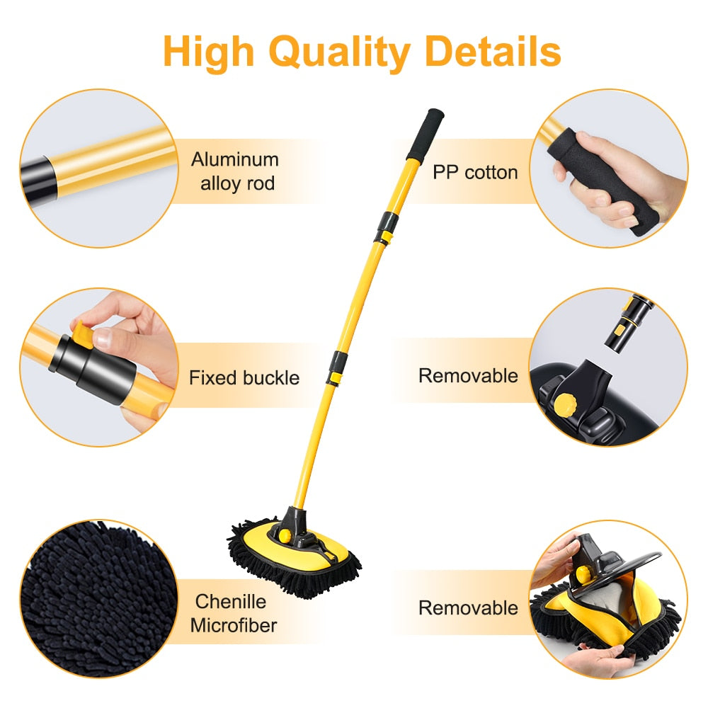 Super-Long Telescopic Car Wash Brush