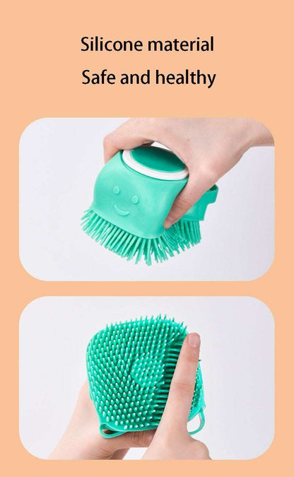 Ergonomic Pet Bath Brush