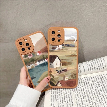 Watercolor Painting Lovers Phone Case