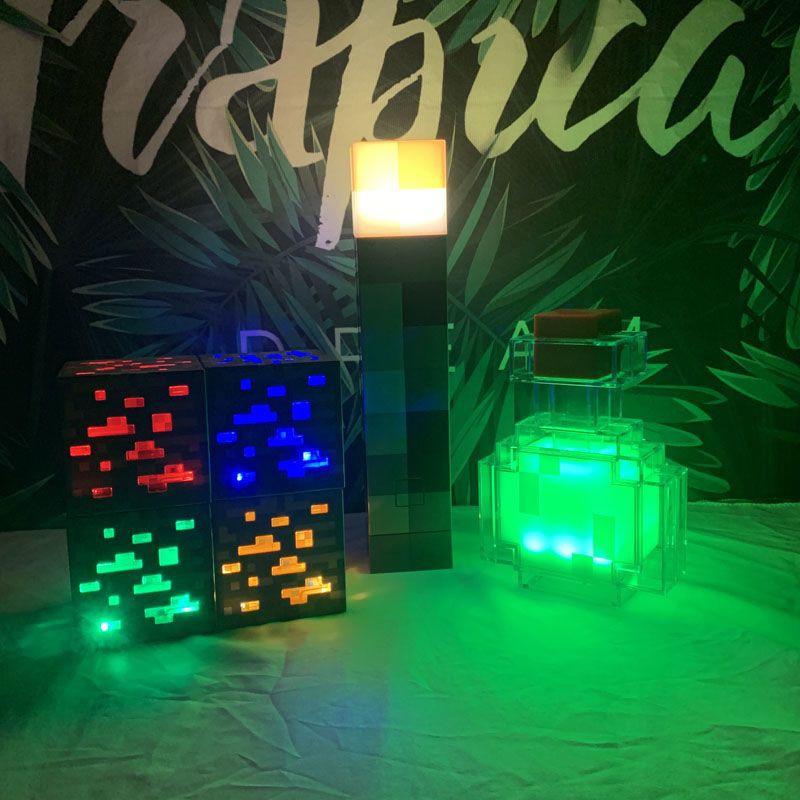 Stone Torch LED Lamp Gift for Kids