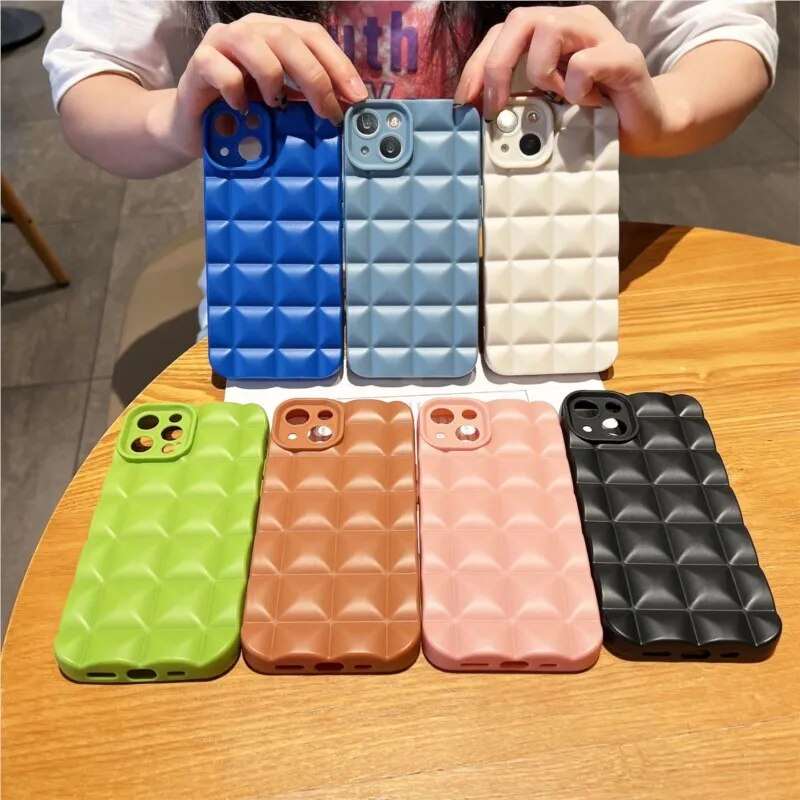 3D Skin Texture Checkered iPhone Case