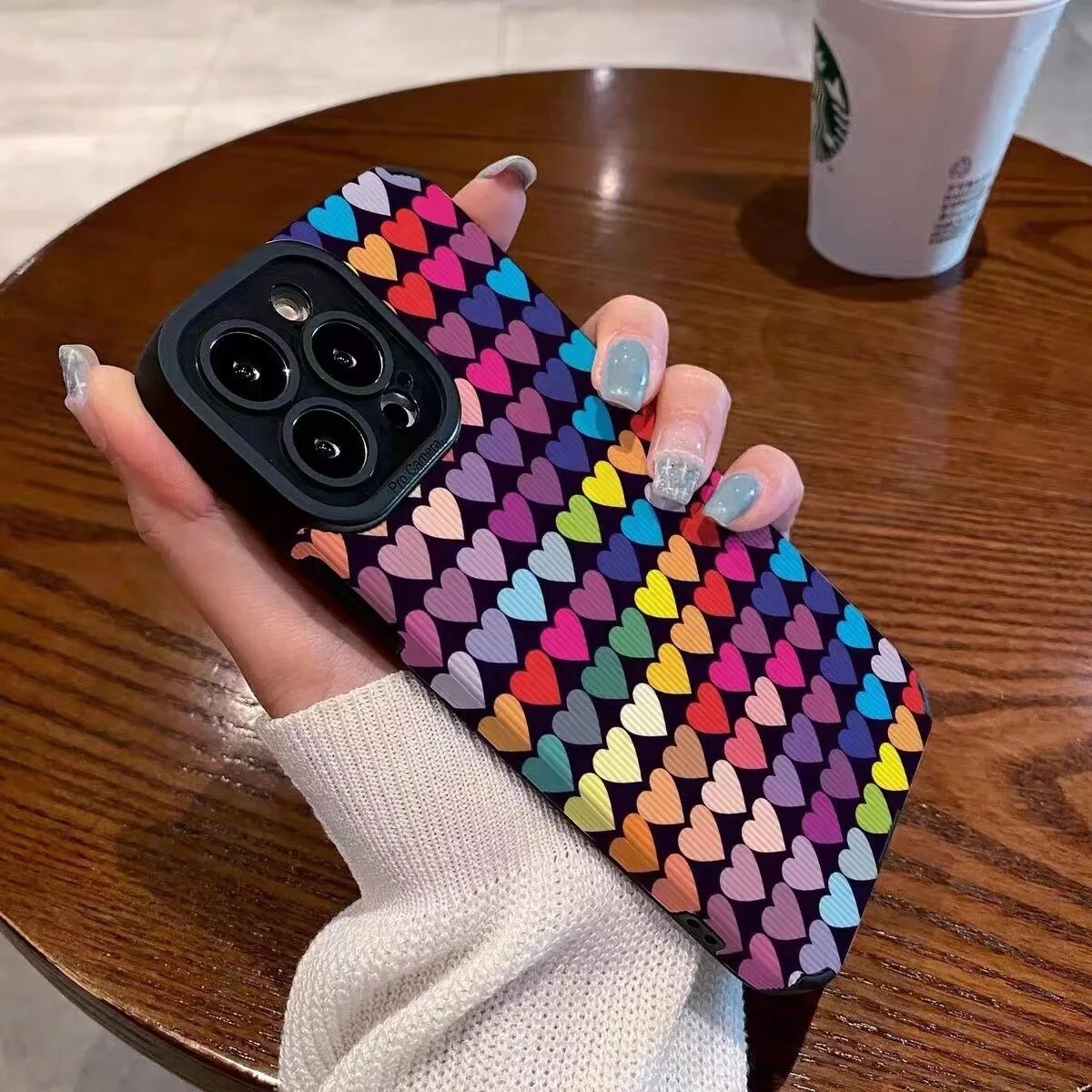 Hearts Pattern Lovers Phone Case