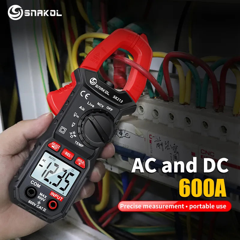 Digital Clamp Meter 600A - Versatile Multimeter for Electrical Work