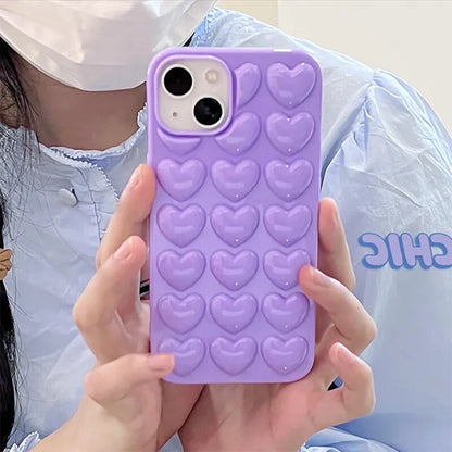 Heartfelt 3D Love iPhone Case