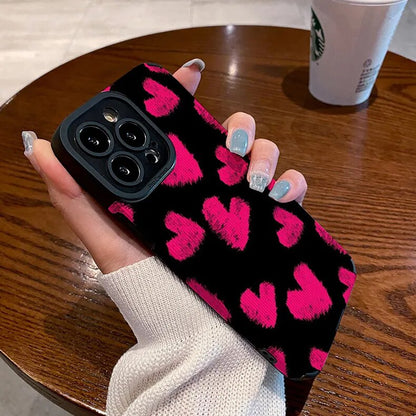 Hearts Pattern Lovers Phone Case