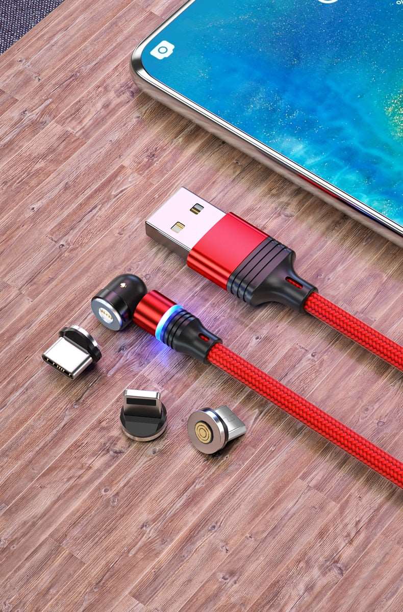 540° Rotate Fast Charging Cable