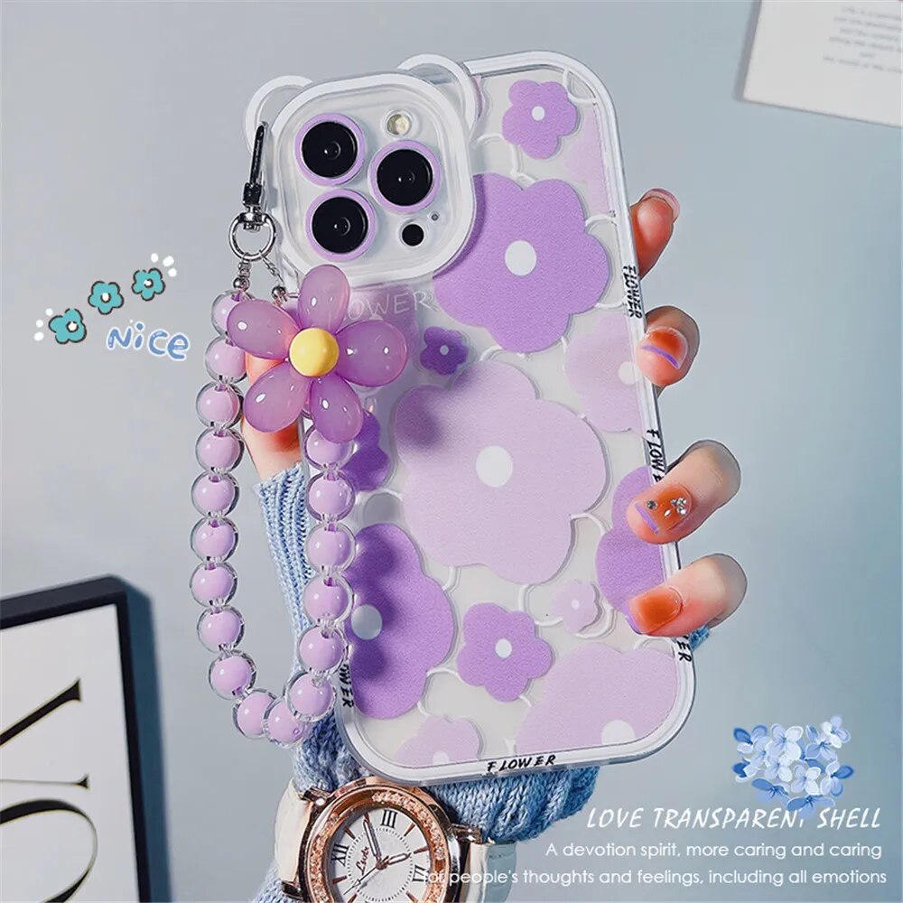 Cute Flower Hang Phone Case