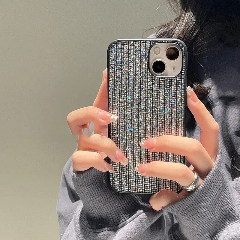 Luxury Bling Glitter Lovers Phone Case