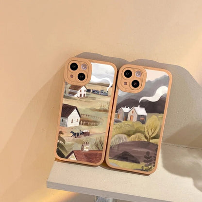 Watercolor Painting Lovers Phone Case