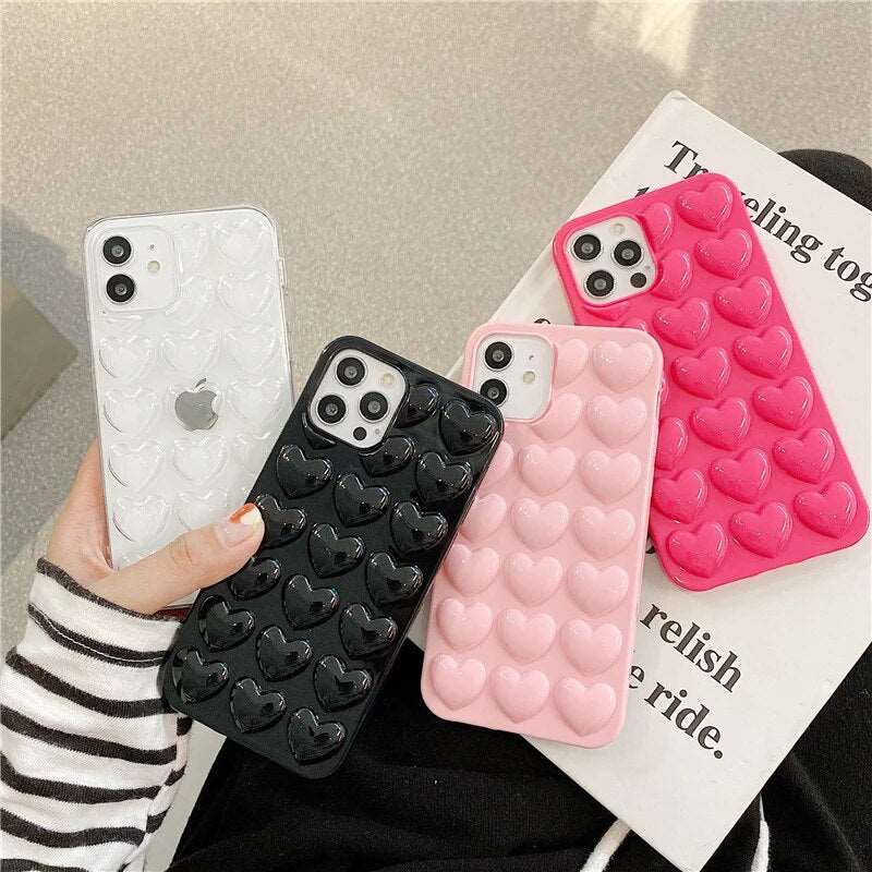 Heartfelt 3D Love iPhone Case