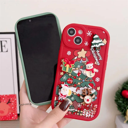 Xmas 3D Cartoon Phone Case