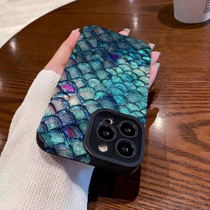 Peacock Feather / Fish Scales Phone Case