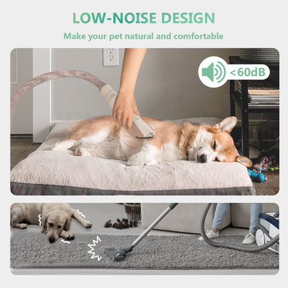 PUPCA Pet Grooming - Low Noise Vacuum Cleaner