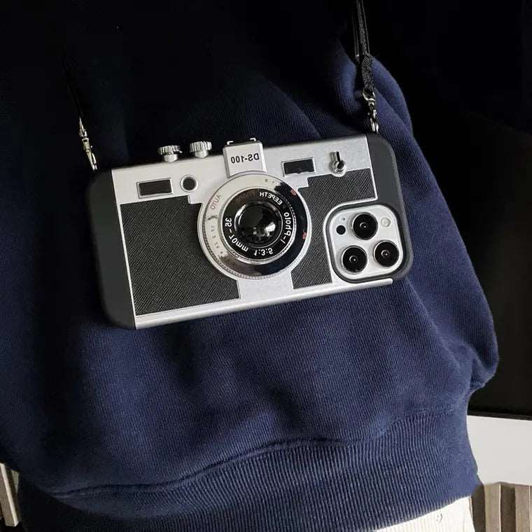 3D Retro Camera Phone Case