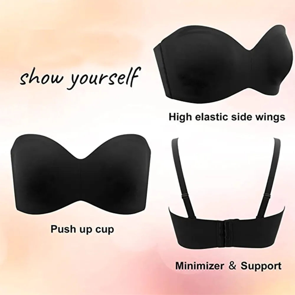 🥇Strapless Minimizer Bra