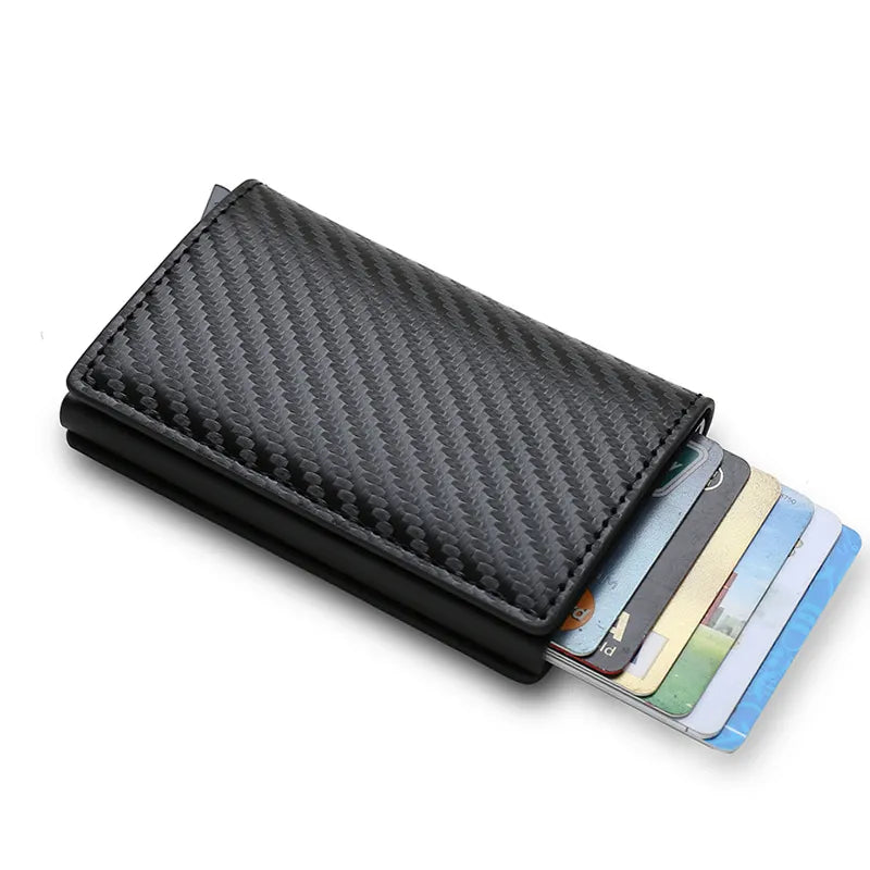 Carbon Fiber RFID-Blocking Card Wallet