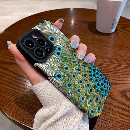 Peacock Feather / Fish Scales Phone Case