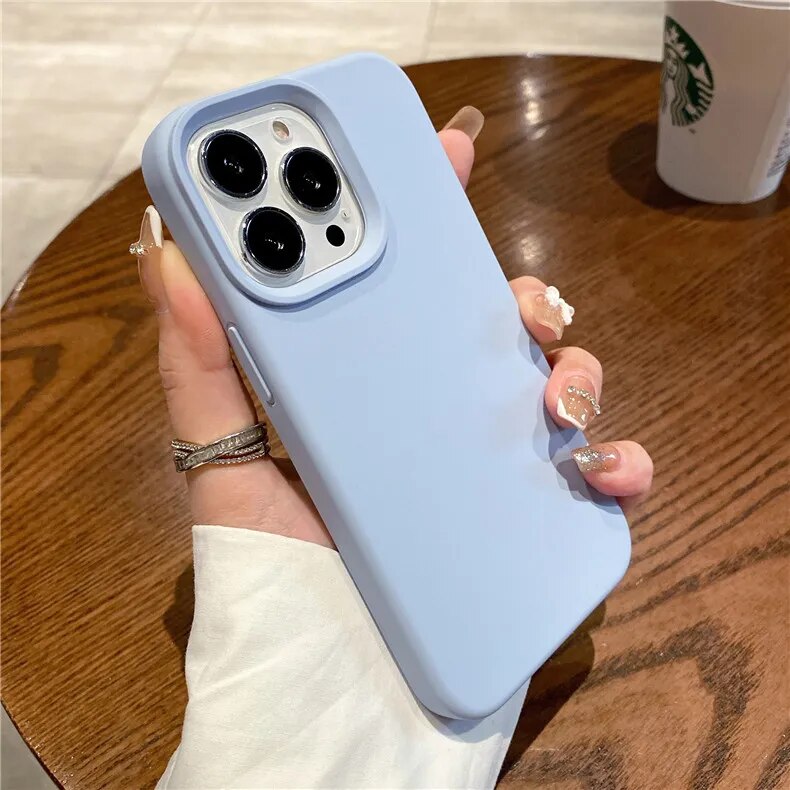 Luxury Liquid Silicone iPhone Case