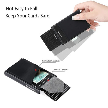 Pop-Up RFID Aluminum Card Holder