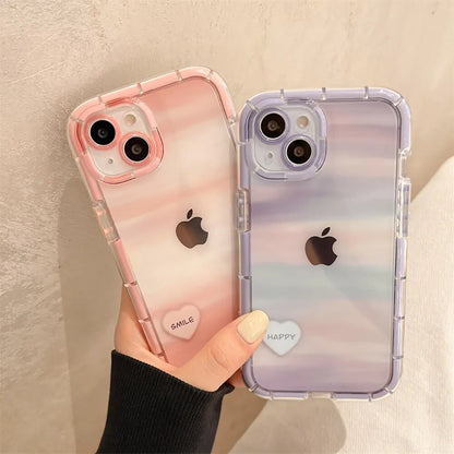 Love Heart Soft Bumper Case