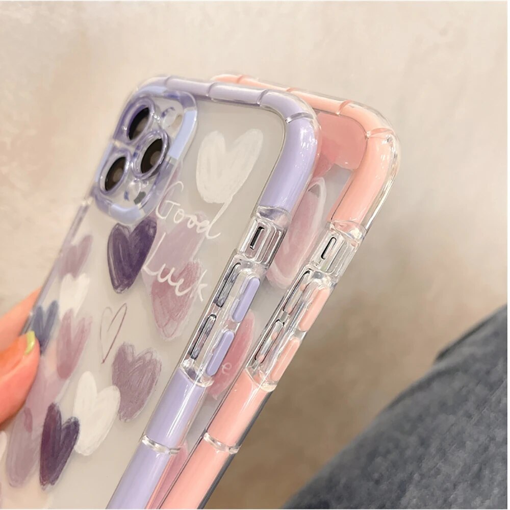 Love Heart Soft Bumper Case