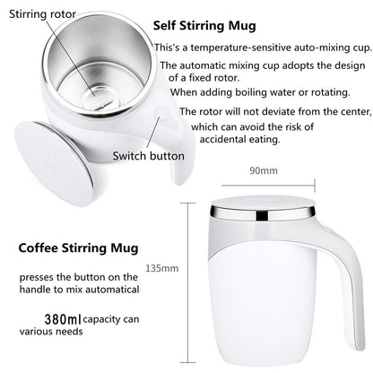 Automatic Stirring Magnetic Mug