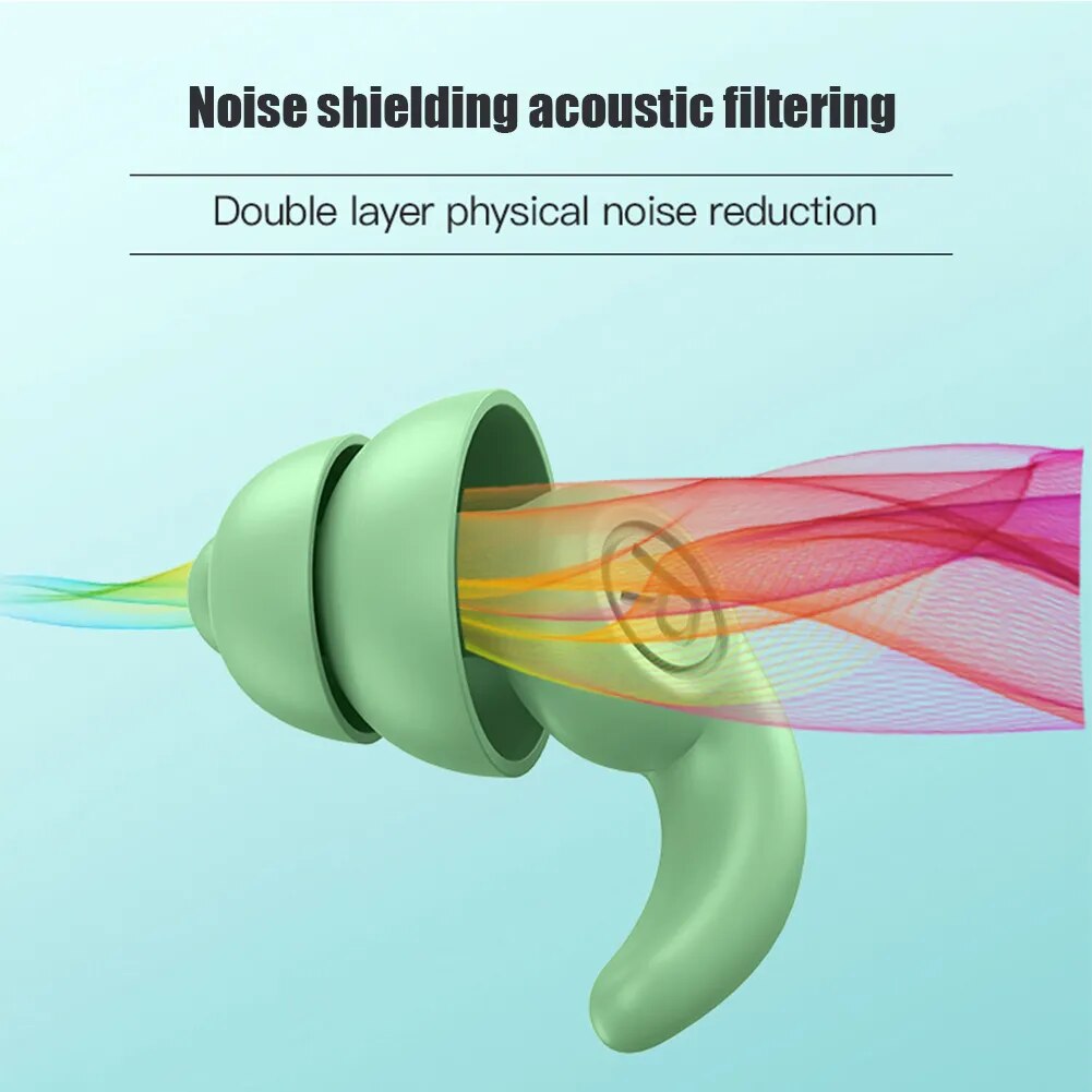 Anti Noise Silicone Earplugs: Your Silent Oasis