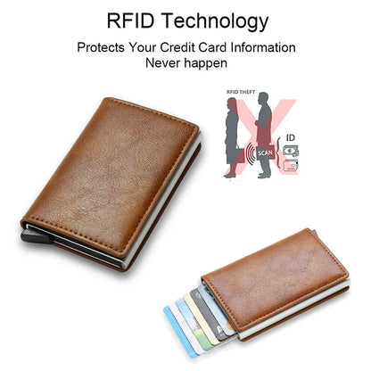 Carbon Fiber RFID-Blocking Card Wallet