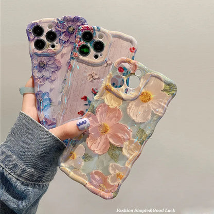 Flowers Painting Lovers Phone Case