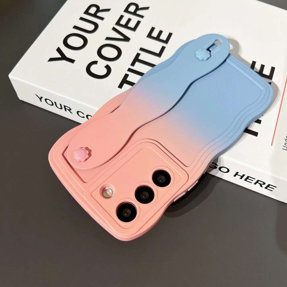 Gradient Wrist Strap Case for Samsung