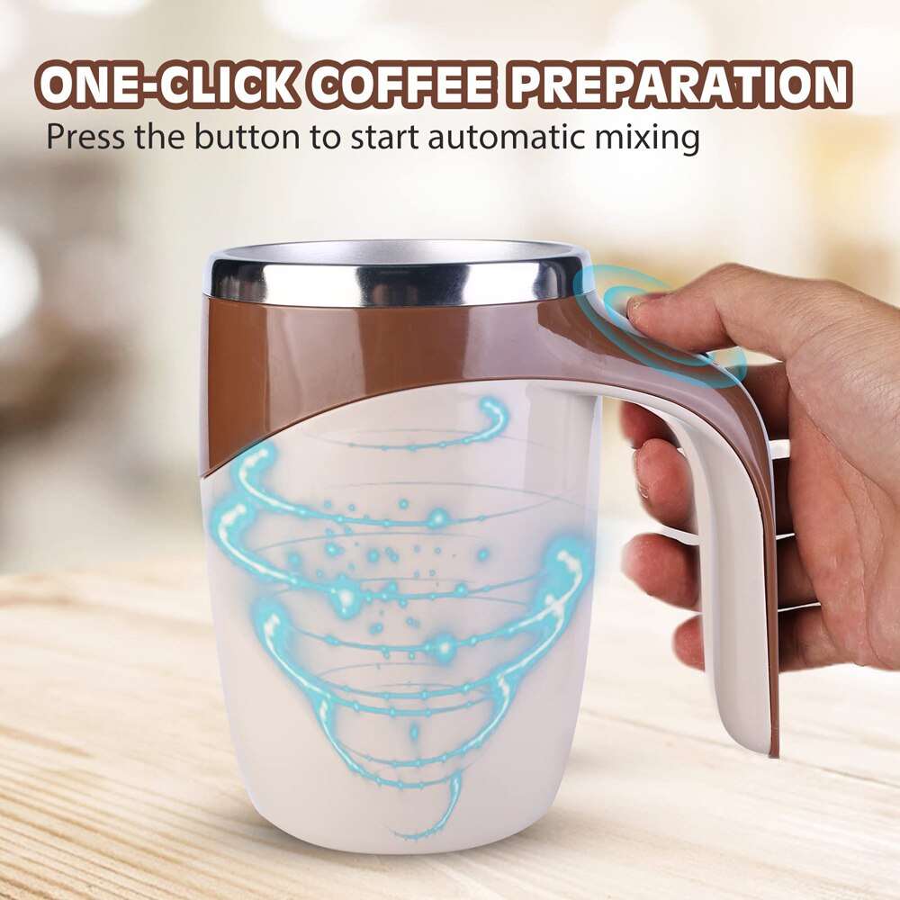 Automatic Stirring Magnetic Mug